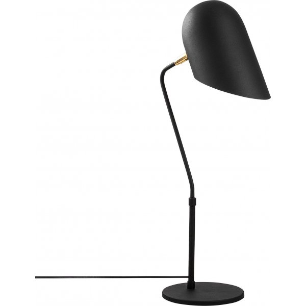 Kesik bordlampe - Svart/gull