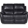 Enjoy Chicago recliner sofa - 2-seter (el) i svart kunstskinn