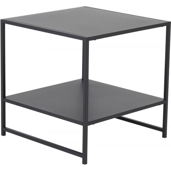 Trene sidebord med hylle - Svart Trene sidebord med hylle - Svart