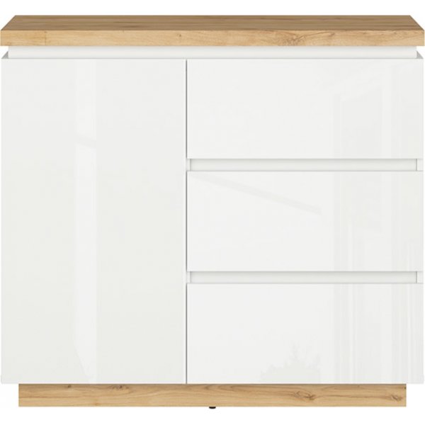 Erla oppbevaringsm�bel - Hvit/eik