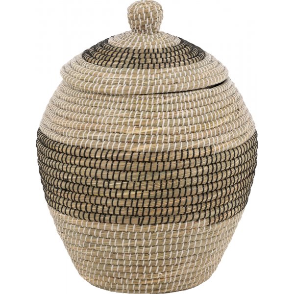 Chennai kurv Ø33 cm - Beige/sjøgress Chennai kurv Ø33 cm - Beige/sjøgress