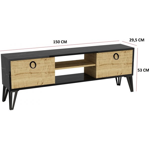 Benjamin mediebenk - Eik