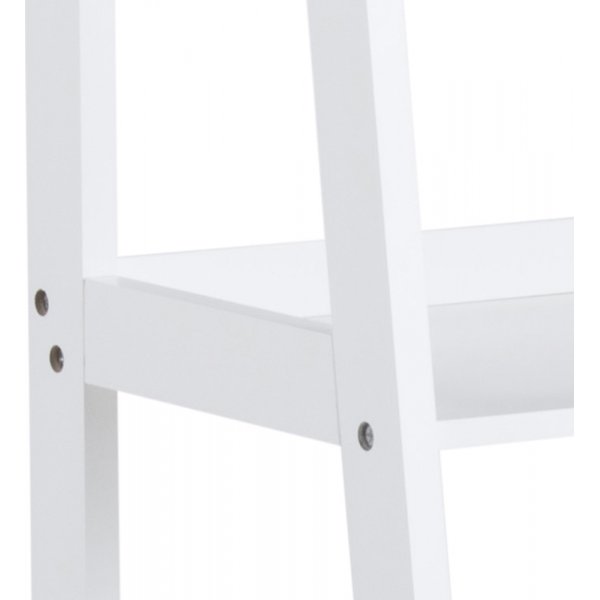 Wally stigehylle 130 cm - Hvit