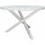 Scottsdale spisebord rundt 112 cm - Hvit + Flekkfjerner for mbler