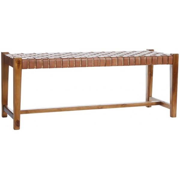 Porto sittebenk - Konjakk/teak