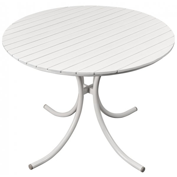 Holmsund bord rundt 130 cm hvit