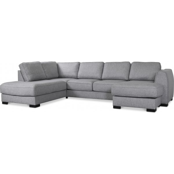 Optus Double Divan U-sofa - venstre