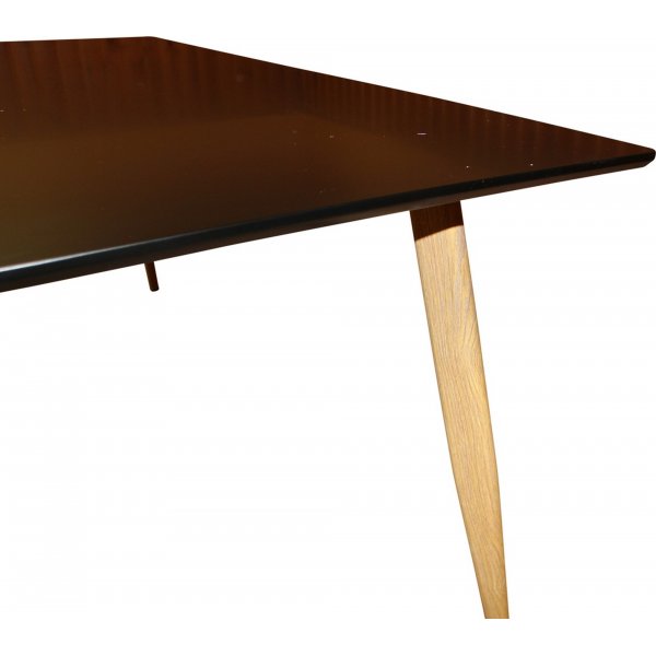Bridge spisebord, 180 cm - Svart/eik Bridge spisebord, 180 cm - Svart/eik