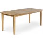 Torkelson Allegro spisebord (Bueform) 186-286 cm - Solid oljet eik natur