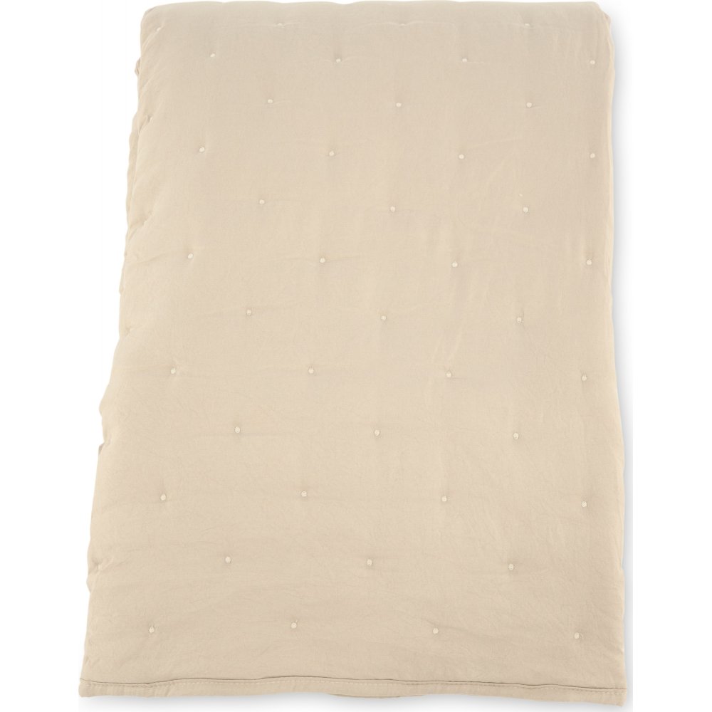 Harry sengeteppe, 260x260 cm - Beige