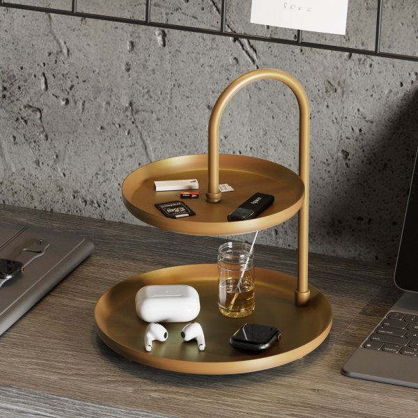 Kormen dekorativ tallerken - Gull Kormen dekorativ tallerken - Gull