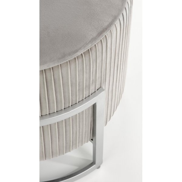 Jiminy sittepuff - Grå + Flekkfjerner for møbler Jiminy sittepuff - Grå + Flekkfjerner for møbler