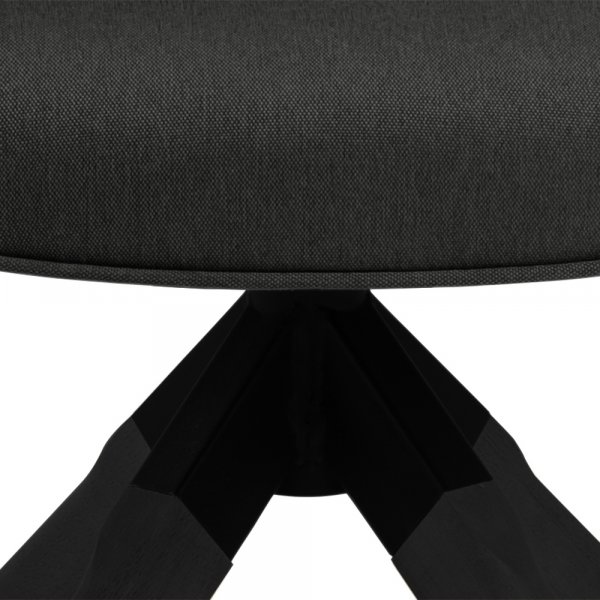 Aura lenestol - Mørk grå/sort Aura lenestol - Mørk grå/sort