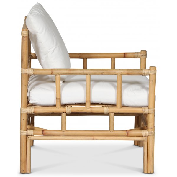 Amelia spisestol med pute - Rotting natur + Tekstilrens for møbler Amelia spisestol med pute - Rotting natur + Tekstilrens for møbler