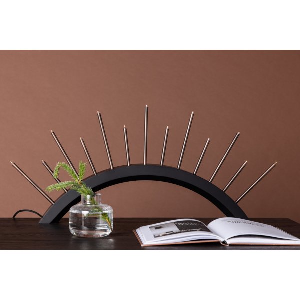 Björnrike lysestake - Sort/Kobber Björnrike lysestake - Sort/Kobber