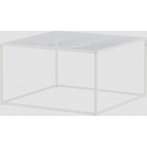 Netz salongbord 80 x 80 cm - Hvit Netz salongbord 80 x 80 cm - Hvit