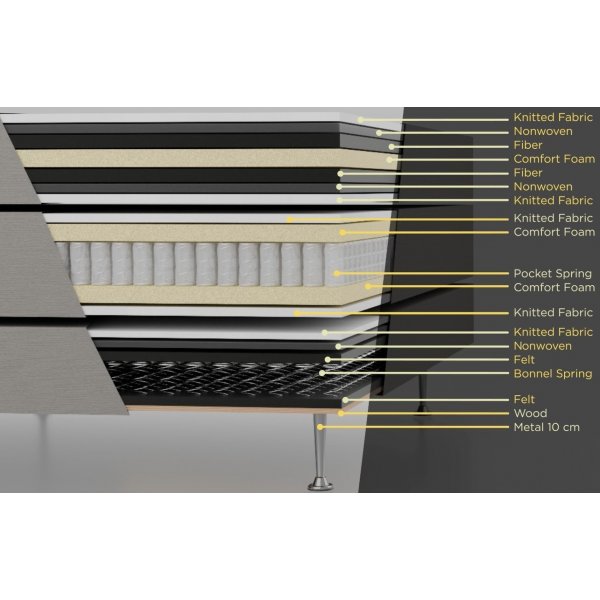 Kontinentalseng + hodegavl 120 x 200 cm - Dream Kontinentalseng + hodegavl 120 x 200 cm - Dream