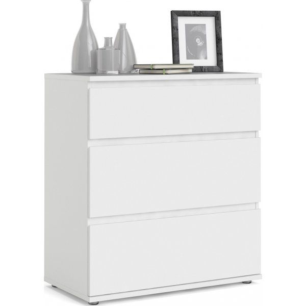 Nova kommode med 3 skuffer - Hvit