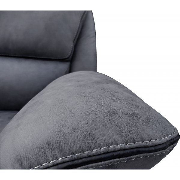 Reclinerlenestol Riverdale - Grå (Mikrofiber) Reclinerlenestol Riverdale - Grå (Mikrofiber)