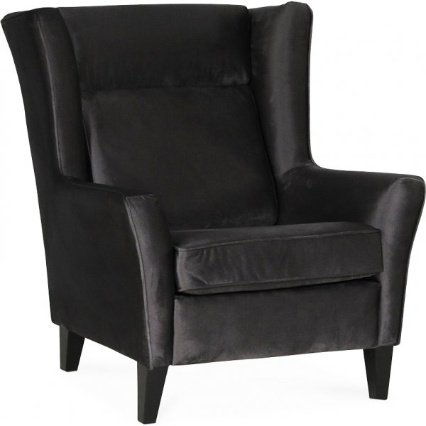 Berta lenestol - Anthracite (Flyel)