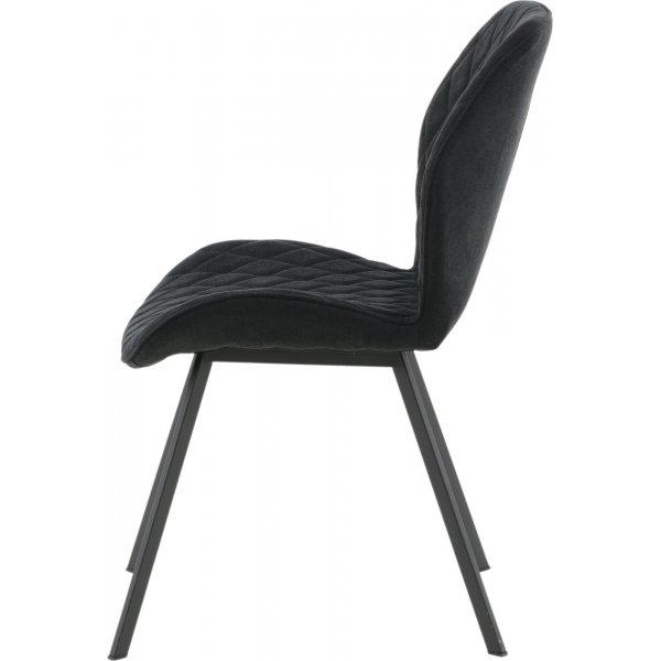 Greta spisestol - Svart stoff Greta spisestol - Svart stoff