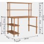 Mars skrivebord 120x70 cm - Furu