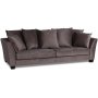 Arild 3-seters sofa med konvoluttputer - Muldvarp
