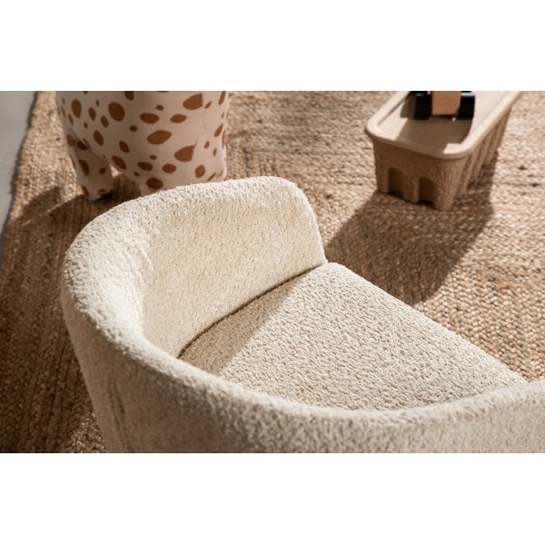 Fluffy barnestol - Hvit Fluffy barnestol - Hvit