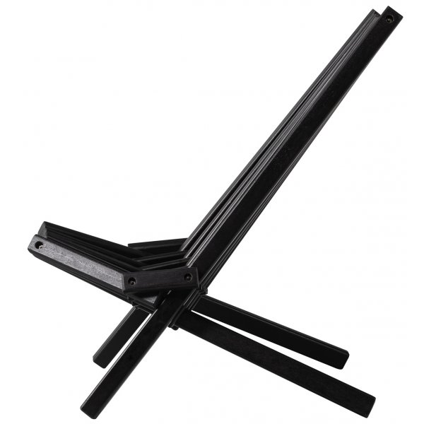 Lenestol med nakkepute - svartbeiset Lenestol med nakkepute - svartbeiset