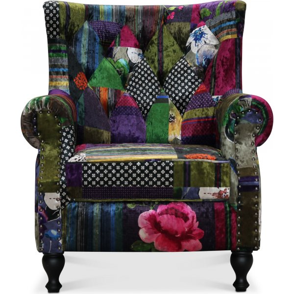 Löddeköpinge lenestol med fotskammel - Patch Löddeköpinge lenestol med fotskammel - Patch