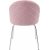 Plaza velvet stol - Lyserosa/krom + Mbelpleiesett for tekstiler