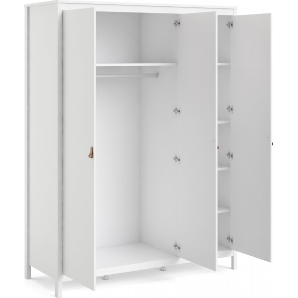 Madrid garderobe med 3 dører - Hvit Madrid garderobe med 3 dører - Hvit