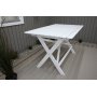 Knohult spisebord 125 cm - Hvit + Tekstilrens for mbler
