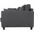 Brandy Lounge - 4-seters sofa XL (mrkegr) + Flekkfjerner for mbler