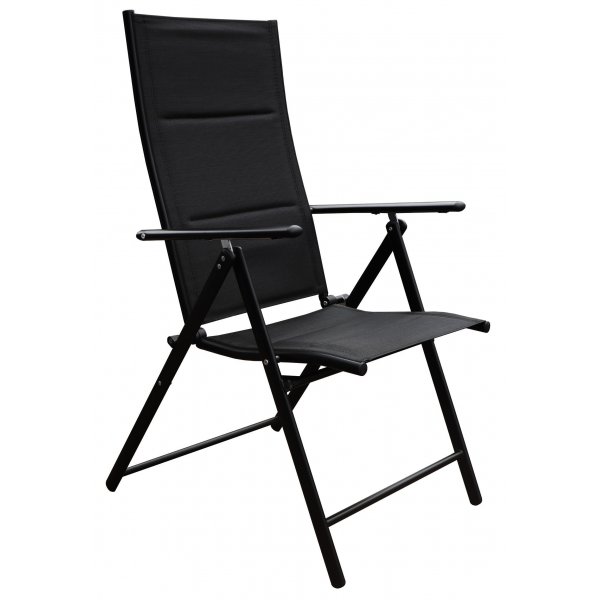 Spisegruppe 4 stoler og spisebord 150 x 90 cm svart/gr� - Las Vegas