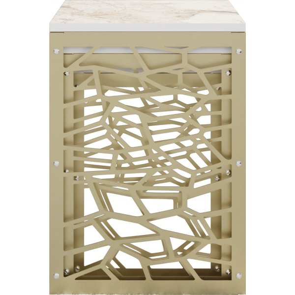 Hare settbord - Gull/hvit