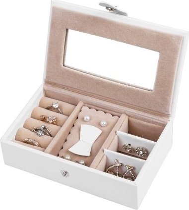 Carat smykkeskrin - Hvit