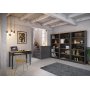 Nola skrivebord 95 x 45 cm - Sort/beige