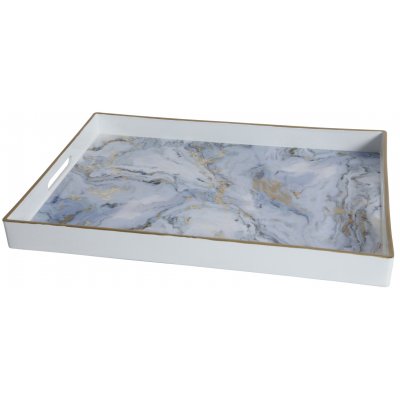 Marmor serveringsbrett - Lys marmor