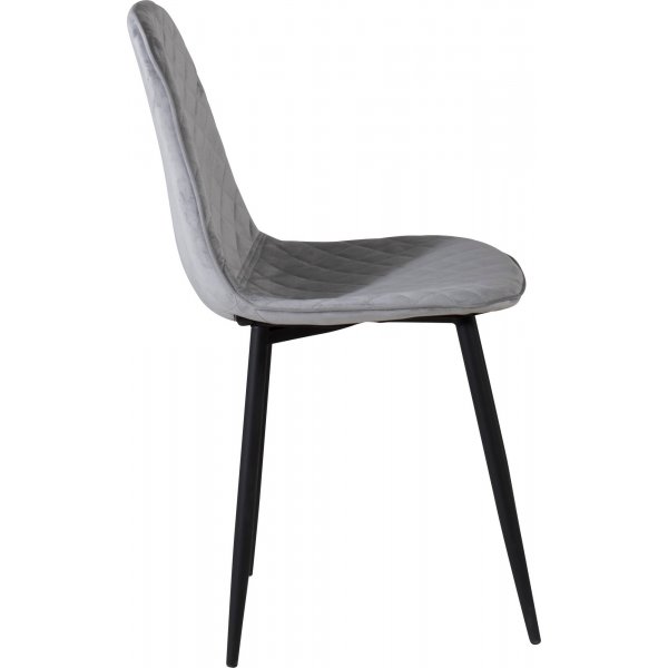 Bridge Diamond spisestol - Grå fløyel Bridge Diamond spisestol - Grå fløyel