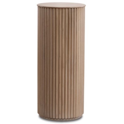 Sylinder pedestal - Whitewash