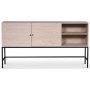 Stilo V.2 sideboard - Whitewash / Svart metall Stilo V.2 sideboard - Whitewash / Svart metall