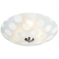 Dots takplafond 43 cm - Frostet glass Dots takplafond 43 cm - Frostet glass
