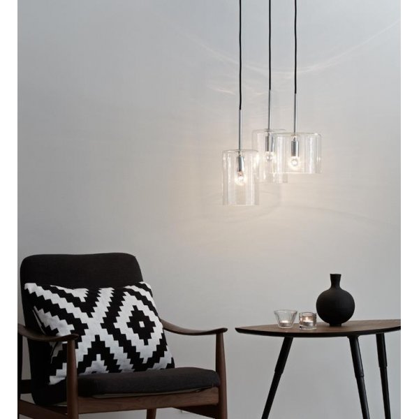 Rockford Taklampa - krom/Klarglass