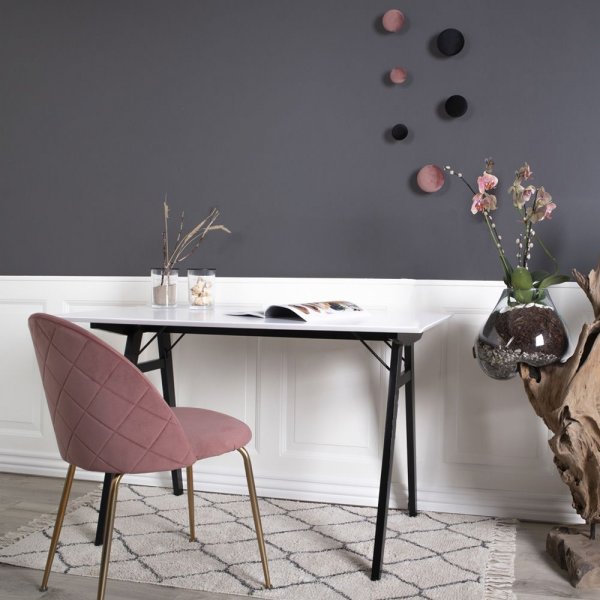 Spisestol i Genève - Rosa/Messing Spisestol i Genève - Rosa/Messing