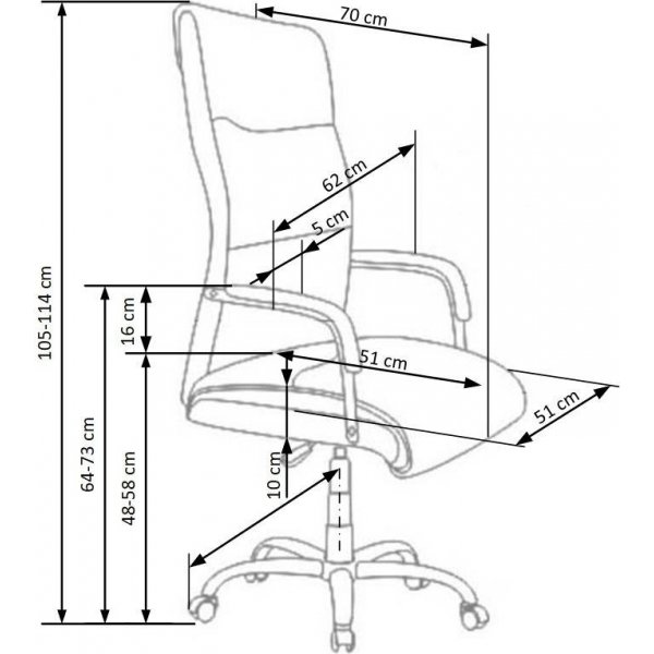 Jordan kontorstol - svart Jordan kontorstol - svart