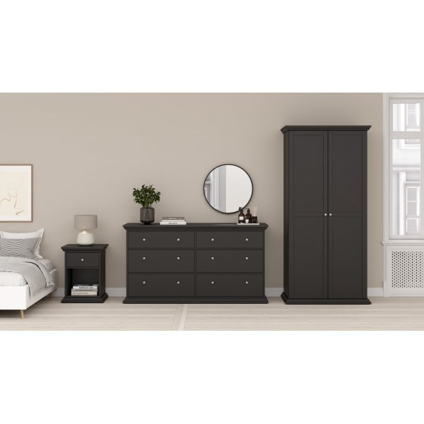 Nordgarderobe med 2 d�rer - 200 cm h�y