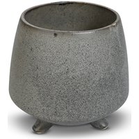 Krukke Dreie med tre føtter H12,8 cm - Grå Krukke Dreie med tre føtter H12,8 cm - Grå