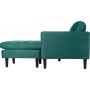 Firenze divansofa - Mrkegrnn/Svart