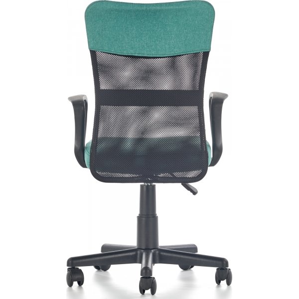 Matthias kontorstol - Turkis/sort